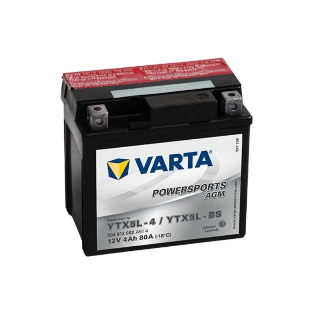 Varta Powersports Agm YTX5L-BS Akü